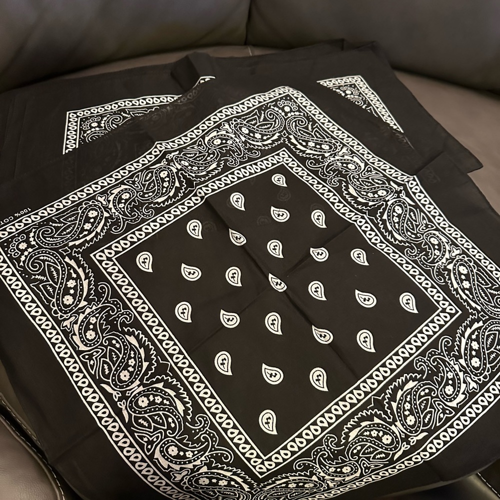 Black bandannas